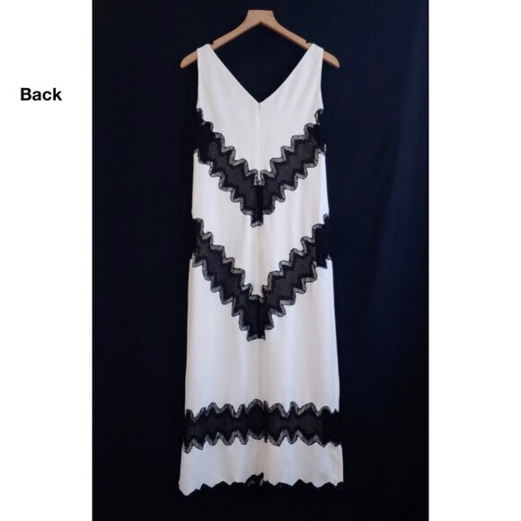 Another Tomorrow Lace Inset Dress Sample - Sm - NWT - Picture 4 of 12